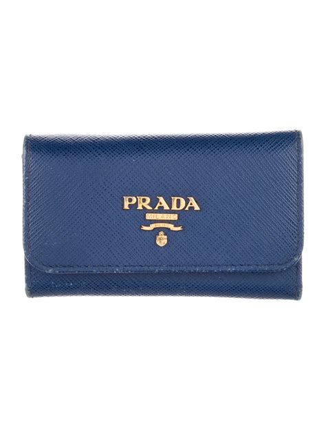 prada keychain holder|prada wallet with key ring.